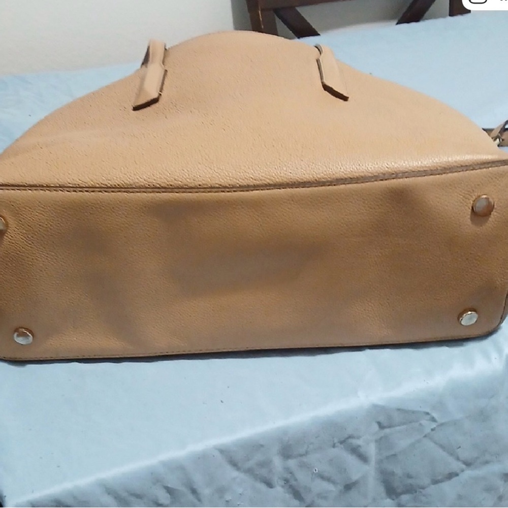 Kate Spade Tan Leather Tote Bag - Picture 4 of 12